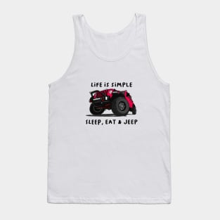 American Jeep Pink Tank Top